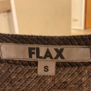 Flax tunic dress with pockets